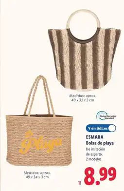 Lidl ESMARA Bolsa de playa oferta