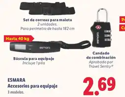 Lidl ESMARA Accesorios para equipaje oferta