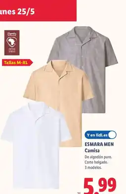 Lidl ESMARA MEN Camisa oferta