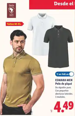Lidl ESMARA MEN Polo de piqué oferta