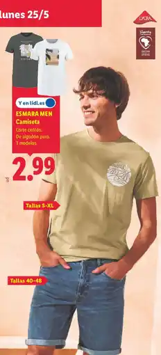 Lidl ESMARA MEN Camiseta oferta