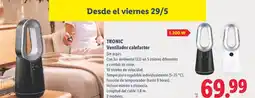 Lidl TRONIC Ventilador calefactor oferta