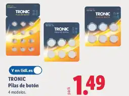 Lidl TRONIC Pilas de botón oferta