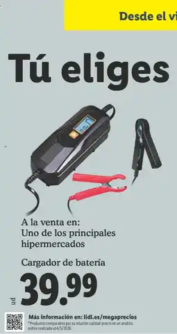 Lidl Cargador de batería oferta
