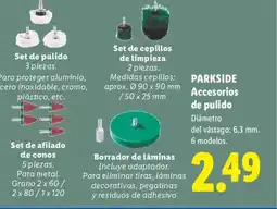 Lidl PARKSIDE Accesorios de pulido oferta
