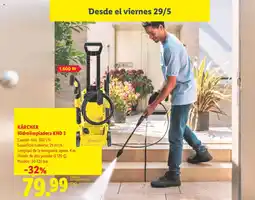 Lidl KÄRCHER Hidrolimpiadora KHD 3 oferta