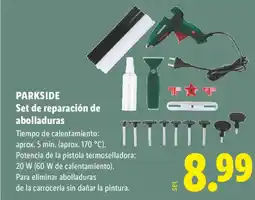 Lidl PARKSIDE Set de reparación de abolladuras oferta