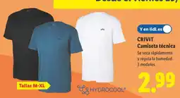 Lidl CRIVIT Camiseta técnica oferta
