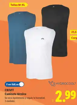 Lidl CRIVIT Camiseta técnica oferta