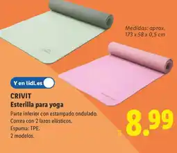 Lidl CRIVIT Esterilla para yoga oferta