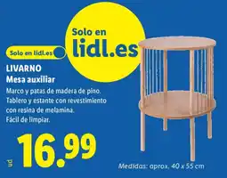 Lidl LIVARNO Mesa auxiliar oferta