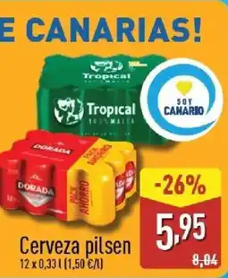 ALDI Cerveza pilsen oferta