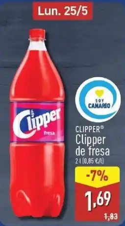 ALDI CLIPPER Clipper de fresa oferta