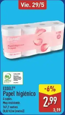 ALDI ESSELT Papel higiénico oferta