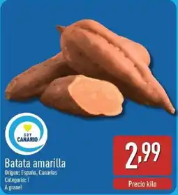 ALDI Batata amarilla oferta