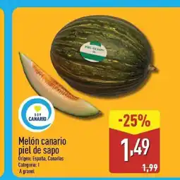 ALDI Melón canario piel de sapo oferta