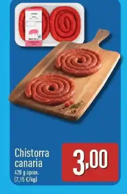 ALDI Chistorra canaria oferta