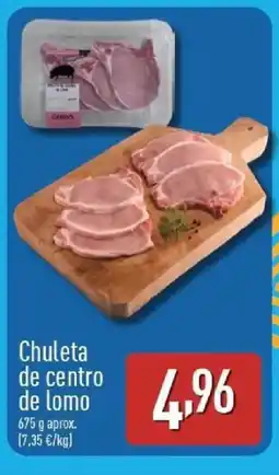 ALDI Chuleta de centro de lomo oferta