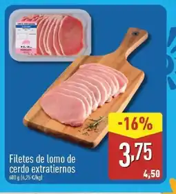 ALDI Filetes de lomo de cerdo extratiernos oferta