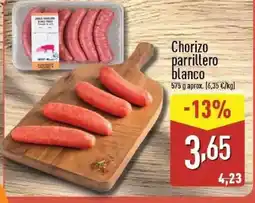 ALDI Chorizo parrillero blanco oferta