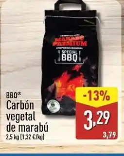 ALDI BBQ Carbón vegetal de marabú oferta