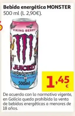 Alcampo MONSTER Bebida energética oferta