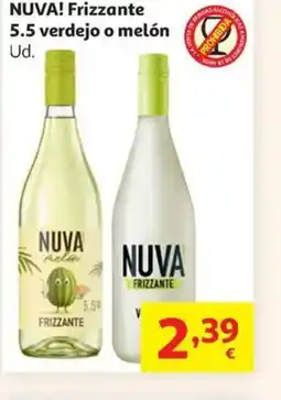 Alcampo NUVA! Frizzante 5.5 verdejo o melón Ud. oferta