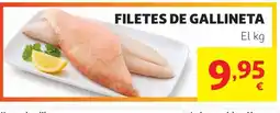 Alcampo Filetes de gallineta oferta