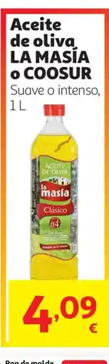 Alcampo LA MASÍA O COOSUR Aceite de oliva oferta