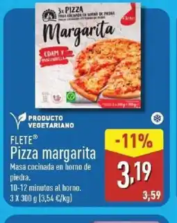 ALDI FLETE Pizza margarita oferta