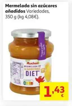 Alcampo Mermelada sin azúcares añadidos oferta