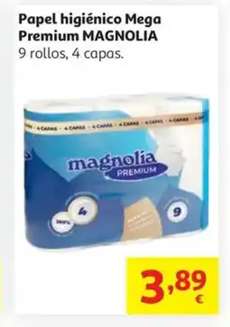 Alcampo MAGNOLIA Papel higiénico Mega Premium oferta