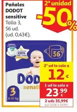 Alcampo DODOT Pañales oferta