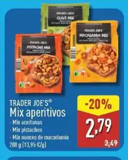 ALDI TRADER JOE'S Mix aperitivos oferta