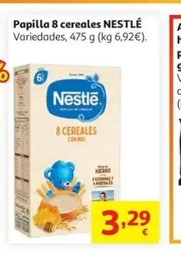 Alcampo NESTLÉ Papilla 8 cereales oferta