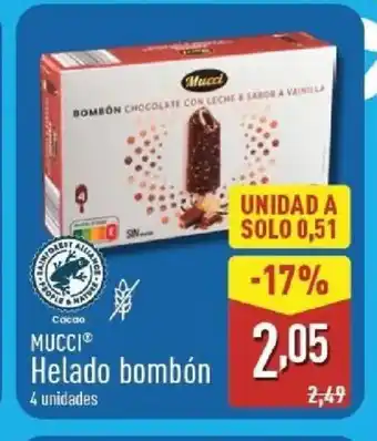MUCCI Helado bombón