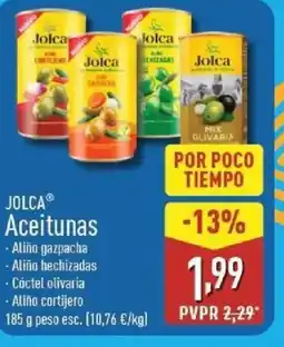 ALDI JOLCA Aceitunas oferta