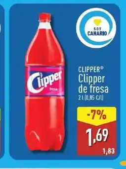 ALDI CLIPPER de fresa oferta