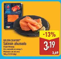 ALDI GOLDEN SEAFOOD Salmón ahumado oferta