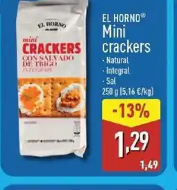 ALDI EL HORNO Mini crackers oferta