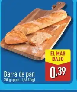 ALDI Barra de pan oferta
