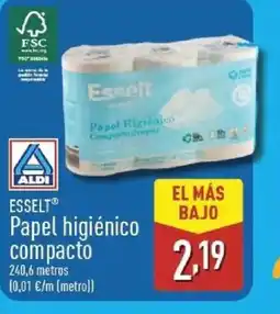 ALDI ESSELT Papel higiénico compacto oferta
