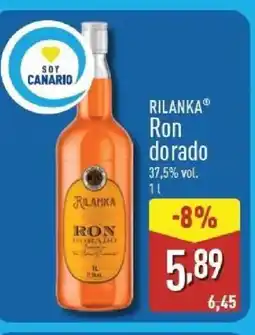 ALDI RILANKA Ron dorado oferta