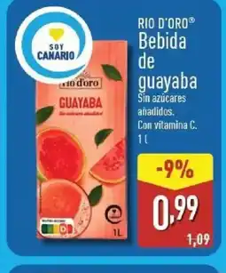 ALDI RIO D'ORO Bebida de guayaba oferta