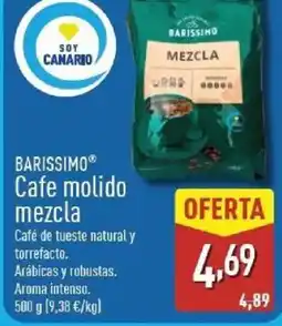 ALDI BARISSIMO Cafe molido mezcla oferta