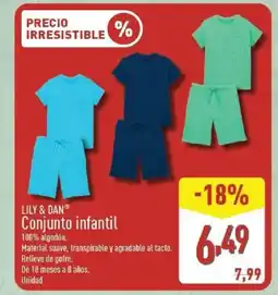 ALDI LILY & DAN Conjunto infantil oferta