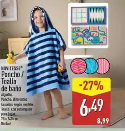 ALDI NOVITESSE Poncho / Toalla de baño oferta