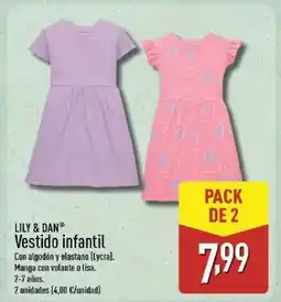 ALDI LILY & DAN Vestido infantil oferta