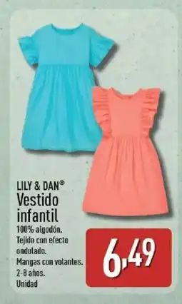 ALDI LILY & DAN Vestido infantil oferta