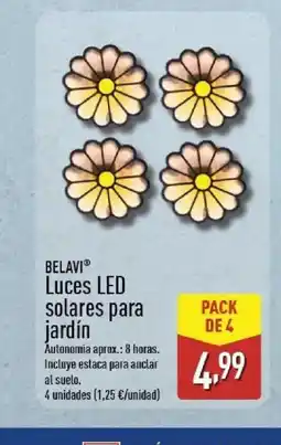ALDI BELAVI Luces LED solares para jardin oferta